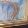 a large oil painting on canvas of a youg girl signed SHIEL Image 3