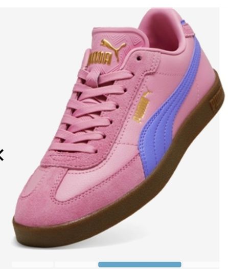Puma  ladies/kids pink suede trainers