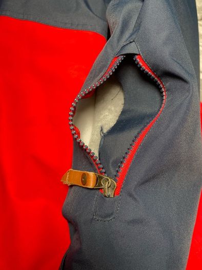 No Fear Mens Hooded Jacket Size Medium/Small Red/Navy