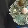 Vintage multi segment frosted glass serving platter Image 4