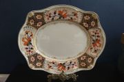 Fabulous Vintage (Possibly Antique) Imari Patterned Small 11 Inch Serving Platter by Johnson Bros in the Pareek Style and the Rutland Pattern, circa 1913-1928