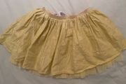 Gold shimmer tulle tutu skirt