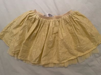 Gold shimmer tulle tutu skirt