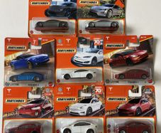 Tesla Roadster/ Model S/ Model 3/ Model X/ Model Y - Matchbox Cars