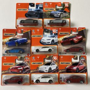 Tesla Roadster/ Model S/ Model 3/ Model X/ Model Y - Matchbox Cars