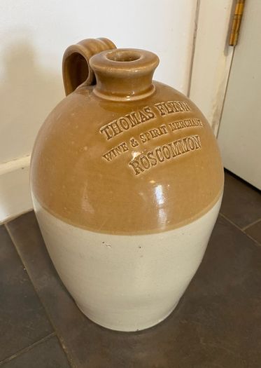 Rare Roscommon Stoneware Flagon
