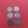 6 x .500 Silver Sixpence 1928 x 2, 36, 38, 39, 45 Image 5