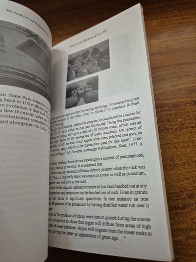 Footprints and the Stones of Time. Dr Carl Baugh Dr Clifford Wilson. Archaeology. Dinosaurs.