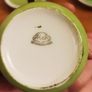 Art Deco part coffee set produced by Aich in Czechoslovakia 1920s - 1930 lime green color  rare Image 3