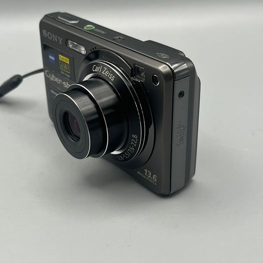 Sony DSC-W300 13.6MP Digital Camera Titanium - Full Kit