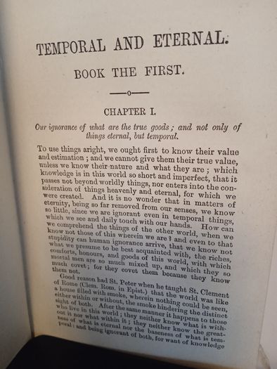The Difference Between Temporal and Eternal: Translated from the Spanish of Father John Eusebius Nieremberg by Sir. Vivian Molyneux (HQ796)