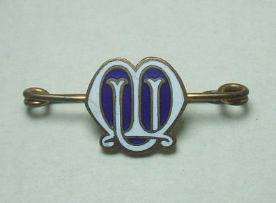 MOTHERS UNION (Anglican Church) - membership enamel scarf badge (1950's or earlier)