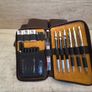 Nicpro 29PCS Art Mechanical Pencils Set in Leather Case, Metal Drafting Pencil 0.5, 0.7, 0.9 mm, 2mm Lead Pencil Holders for Sketching Drawing Image 5
