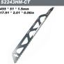 1pc Saw 455mm Sawblade Tungsten Carbide Alloy Reciprocating Saw Blades Saber Saw For Aerated Cement Bricks Concrete Image 2