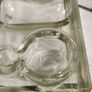 Antique Heavy Glass Double Inkwell Font & Fountain Pen Holder Calligraphy FK3039 Image 4