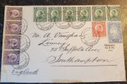 Yugoslavia Stamps 1921 on Envelope
