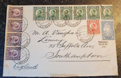 Yugoslavia Stamps 1921 on Envelope