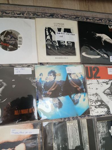 U2 7" Record lot