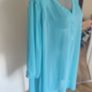 Janina blue transparent tunic blouse size UK26/28 EU56 Postage included Image 4