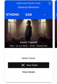 Lewis Capaldi Marley Park