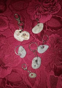 Hag Stone Keyring