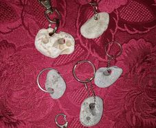 Hag Stone Keyring