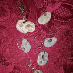 Hag Stone Keyring