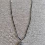 Tree of Life Black Obsidian Healing silver coloured pendant on a black lace cord with a lobster clasp in very good condition with no issues FREE STANDARD POSTAGE INCLUDED Image 2