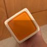 Vintage Ceramic Orange Juice Carton Shaped Vase Image 4
