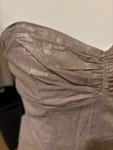 Gold/bronze tube top