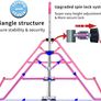Gymnastics Bar for Kids, Junior Training Kip Horizontal Bar Gymnastics Equipment for Home, Adjustable Telescopic Height Folding Horizontal Bar with Gymnastic Rings for 3-12 Years Old Kids Image 7