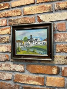 Vintage oil painting