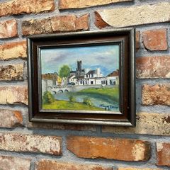 Vintage oil painting