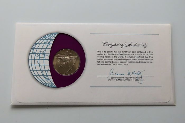 Fiji Islands 1976 Camakau Coin Stamp cover BUNC