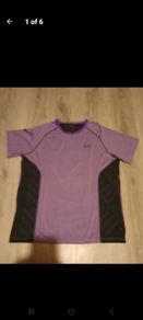 mens purple under armour t shirt
