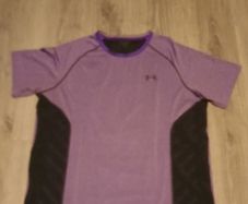 mens purple under armour t shirt