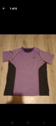 mens purple under armour t shirt