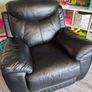 Leather recliner armchair Image 2