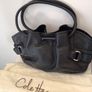 Stunning genuine Cole Haan designer Black pebbled leather handbag Image 4