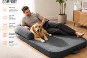 Human Dog Bed for Adults  Orthopaedic Memory Foam