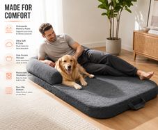 Human Dog Bed for Adults  Orthopaedic Memory Foam