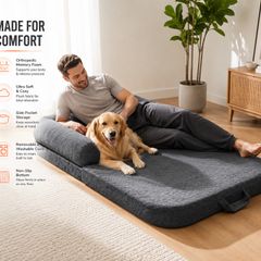 Human Dog Bed for Adults  Orthopaedic Memory Foam