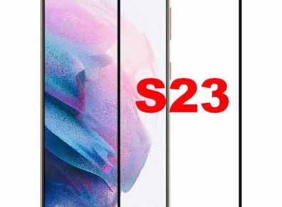 Tempered Glass Screen Protector for Samsung Galaxy S23 Clear Full Cover
