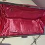 Brand new,  unused Pink Pvc and chrome clutch bag Image 3
