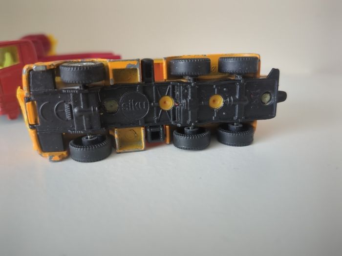 Set of 6 Vintage Siku Diecast Trucks