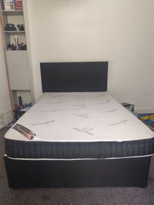 Double Bed base.. headboard & mattress