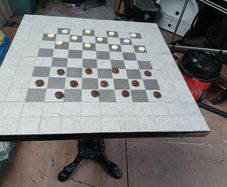 Chess Coffee Patio Garden Table