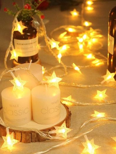 20ft 40 LED BatteryPowered String Lights, 2 Lighting Modes, Decoractive for Indoor Outdoor, Bedroom, Wedding, Party,Birthday, Valentine, Christmas, Tree Decoration