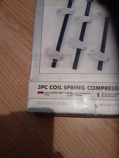 Teng Tools 3 Piece Coil Spring Compressor Set