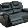 Emily Sofa Set | Power Recliner | LEATHER | Black Image 6